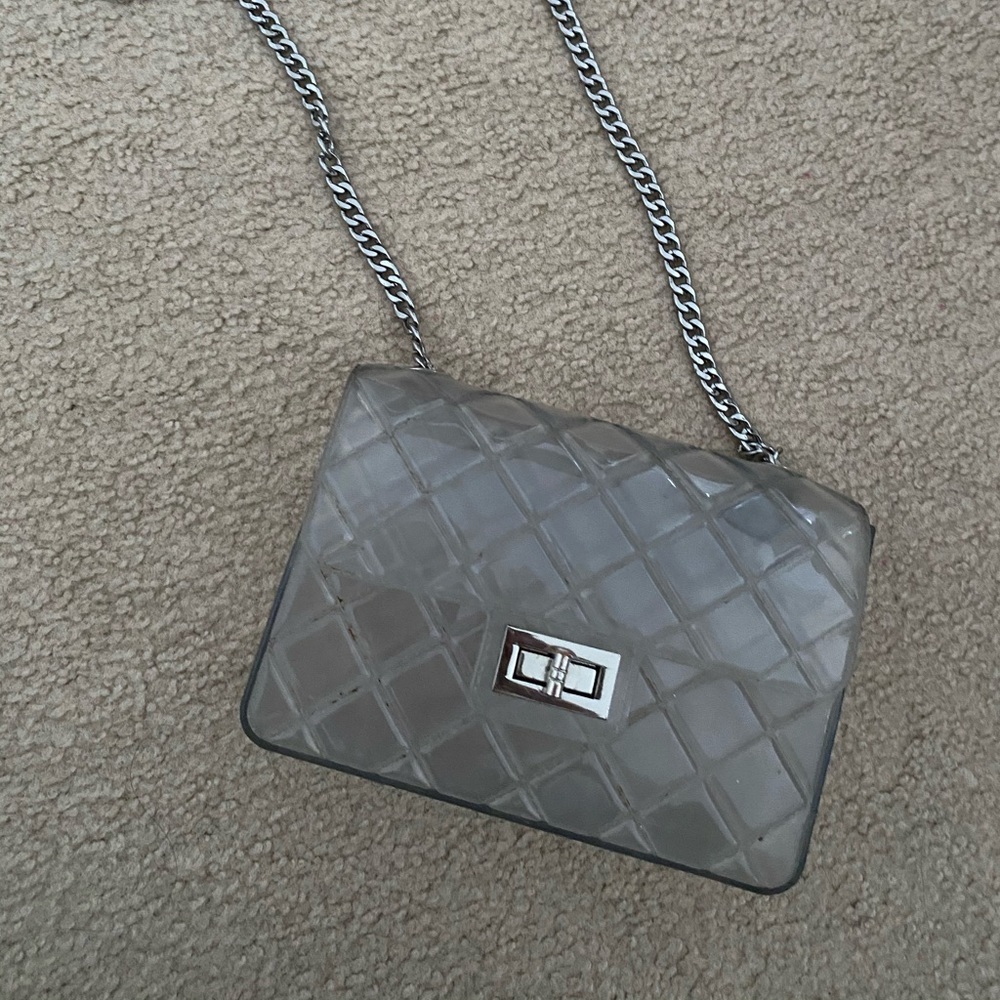 Clear box purse